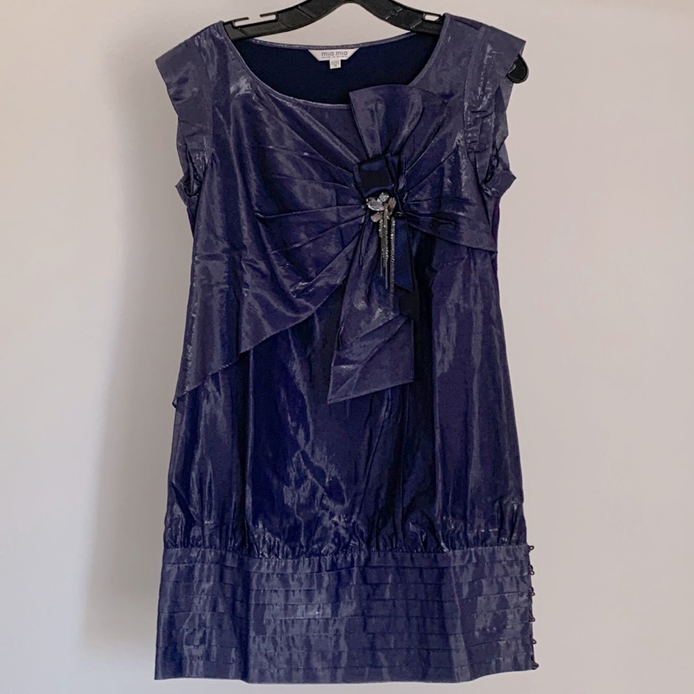 Dark purple dress